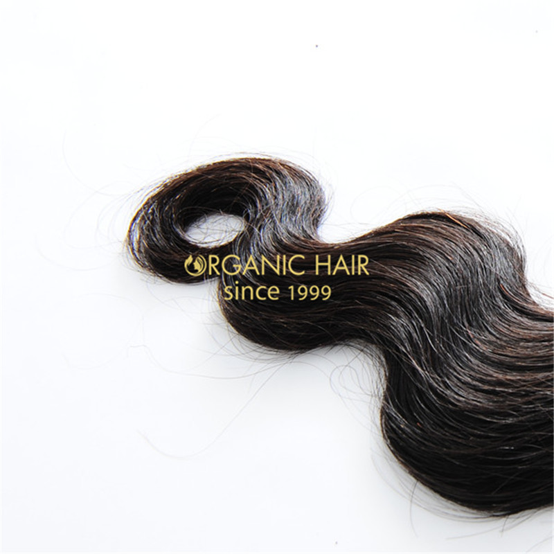 Wholesale virgin brazilian body wave human hair extension 